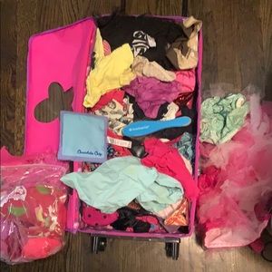 assorted american girl clothes